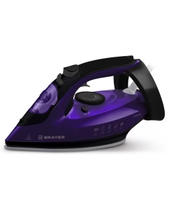 Купить Утюг Brayer BR4012 синий, фиолетовый в E-mobi