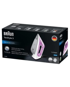 Купить Утюг Braun Tex Style 3 12730010-SI3030PU White/Pink  в E-mobi