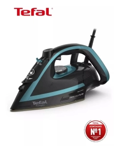 Купить Утюг TEFAL FV8066E0 черный, бирюзовый в E-mobi