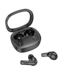 Купить Наушники EQ6, Hoco, беспроводные наушники вакуумные, черные  в E-mobi