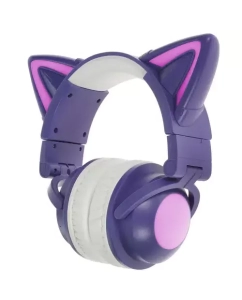 Купить Наушники QUMO Qumo Party Cat Mini фиолетовый (BT 0050) в E-mobi
