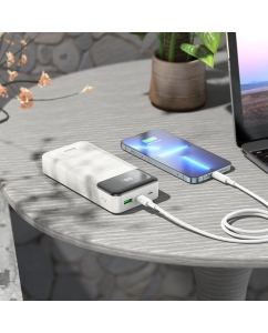 Купить Внешний аккумулятор Hoco J102A White 20000 мА/ч для мобильных устройств, белый (J102A)  в E-mobi