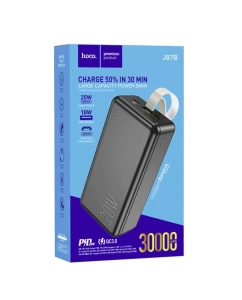 Купить Внешний аккумулятор Hoco J87B 30000 мА/ч для мобильных устройств, для ноутбука, черный  в E-mobi