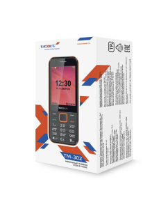 Купить Мобильный телефон teXet TM-302 Bl/R  в E-mobi