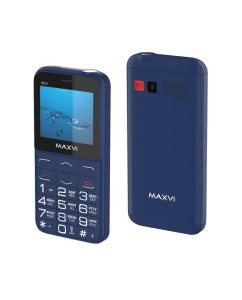 Купить Мобильный телефон Maxvi B231 Blue в E-mobi