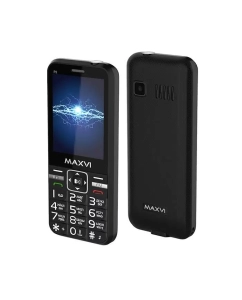 Купить Мобильный телефон Maxvi P3 Black в E-mobi