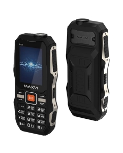 Купить Мобильный телефон Maxvi P100 черный в E-mobi