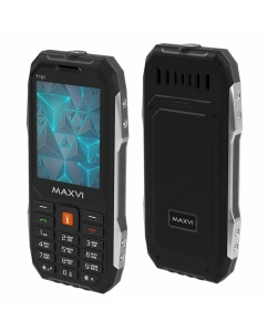 Купить Мобильный телефон Maxvi T101 Black (1376512) в E-mobi