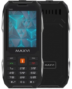 Купить Мобильный телефон Maxvi T101 Black (1376512)  в E-mobi