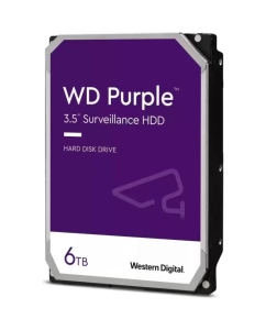 Купить Диск жёсткий Western Digital WD64PURZ WDC Purple 6 ТБ, внутренний в E-mobi