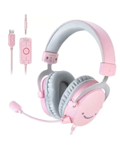 Купить Игровые наушники Fifine H9 розовый (Ampligame H9Pink) в E-mobi