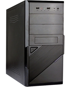 Купить Корпус компьютерный ExeGate BA-201 (EX284021RUS) Black в E-mobi