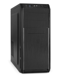 Купить Корпус компьютерный ExeGate XP-334UC (EX287365RUS) Black в E-mobi