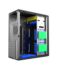 Купить Корпус компьютерный Foxline FL-301 (FL-301-FZ450R) Black  в E-mobi