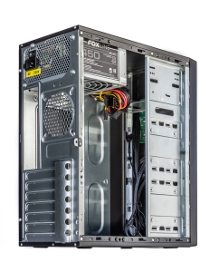 Купить Корпус компьютерный Foxline FL-301 (FL-301-FZ450R) Black  в E-mobi
