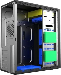 Купить Корпус компьютерный Foxline FL-301 (FL-301-FZ500R) Black  в E-mobi
