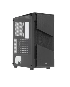 Купить Корпус компьютерный AeroCool Menace Saturn FRGB-G-BK-v1  черный  в E-mobi