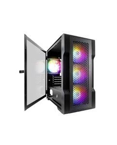 Купить Корпус компьютерный 1stPlayer TRILOBITE T3 (T3-BK-4F1) Black в E-mobi