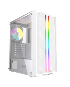 Купить Корпус компьютерный Powercase Mistral Evo (CMIEW-F4S) White в E-mobi