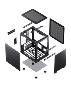 Купить Корпус компьютерный JONSBO C6 Black (C6 Black) черный  в E-mobi