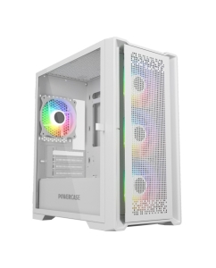 Купить Корпус компьютерный Powercase ByteFlow Micro белый (CAMBFW-A4) в E-mobi