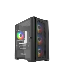 Купить Корпус компьютерный Powercase ByteFlow Micro черный (CAMBFB-A4) в E-mobi