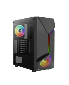 Купить Корпус компьютерный AeroCool SCAPE-G-BK-v2 (4711099471546) черный в E-mobi