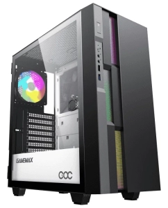 Купить GameMax Корпус ATX GameMax Brufen C3 BG Без БП чёрный серый  в E-mobi