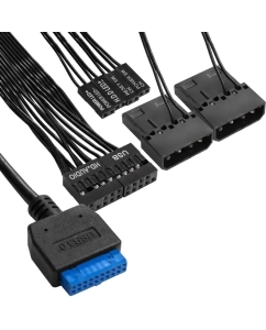 Купить Корпус компьютерный ExeGate EVO-9201-EVO800 (EX296076RUS) черный  в E-mobi