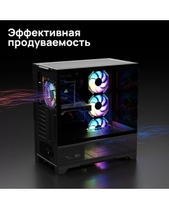 Купить Корпус компьютерный ABR Technology ABR MINI PRO (695256) черный  в E-mobi
