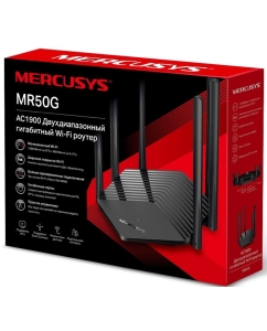 Купить Wi-Fi роутер MERCUSYS MR50G Black  в E-mobi