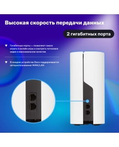 Купить Mesh система TP-Link DECO M4 (2-PACK) White  в E-mobi