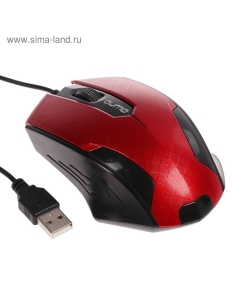 Купить Мышь QUMO Office M14 Red/Black в E-mobi