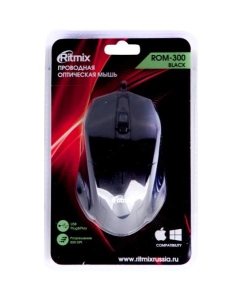 Купить Мышь Ritmix ROM-300 Black  в E-mobi