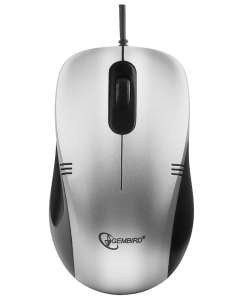 Купить Мышь Gembird MOP-100-S Silver/Black в E-mobi