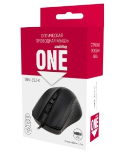 Купить Мышь SmartBuy ONE 352 Black (SBM-352-K)  в E-mobi