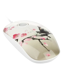 Купить Проводная мышь QUMO Office M43 Serenity белый, розовый  в E-mobi