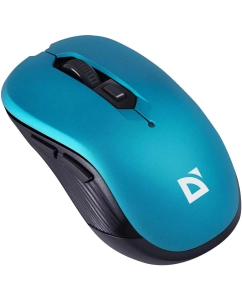 Купить Мышь Defender Gassa MM-105, оптическая, беспроводная, USB, бирюзовый 52102  в E-mobi