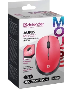 Купить Беспроводная мышь Defender Auris MB-027 Red  в E-mobi