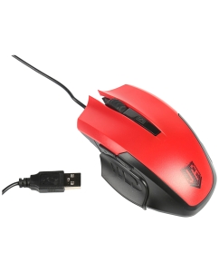 Купить Мышь Jet.A Comfort OM-U54 Red/Black  в E-mobi