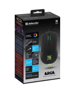 Купить Проводная мышь Defender Arga GM-049 черный (52049)  в E-mobi