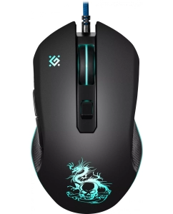Купить Проводная игровая мышь Defender Sky Dragon GM-090L черный (52090) в E-mobi