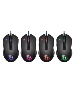 Купить Проводная игровая мышь Defender Sky Dragon GM-090L черный (52090)  в E-mobi