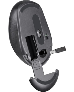 Купить Мышь Defender Auris MB-027, оптическая, беспроводная, USB, серый 52029  в E-mobi