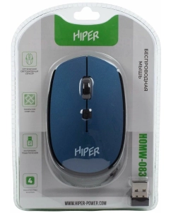 Купить Беспроводная игровая мышь HIPER HOMW-083 синий  в E-mobi