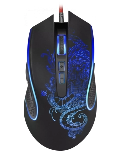 Купить Проводная игровая мышь Defender Venom GM-640L черный (52640)  в E-mobi