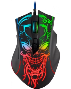 Купить Проводная игровая мышь Defender Bulletstorm GM-928 черный (52928) в E-mobi