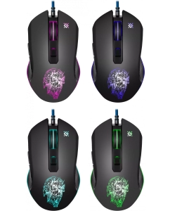 Купить Проводная игровая мышь DEFENDER Sleipnir GM-927 черный  в E-mobi