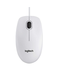Купить Мышь Logitech B100 White (910-003360) в E-mobi
