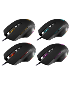 Купить Проводная игровая мышь Defender Wolverine GM-700L RGB черный  в E-mobi